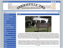 Tablet Screenshot of prairievilletwp-mi.org